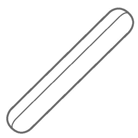 Omrörarmagnet, IKAFLON 15 power PTFE fasad 15 x 9 mm, 5 st/fp